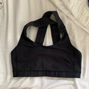 Black lululemon sports bra